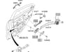 LATCH ASSY-RR DR LH - 814111W020