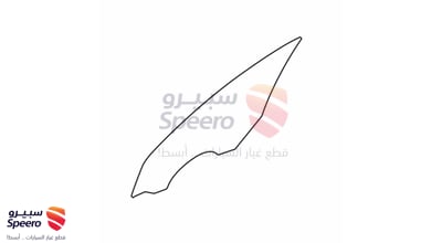 زجاج مثلث خلفي يسار