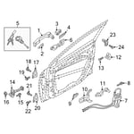 صورة دينمو زجاج باب امامي يمين