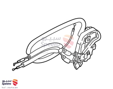 قفل باب خلفي يمين - 825001AA0A