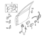Interior Door Handle Assembly, Left - 826101E000AR