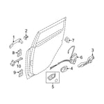 صورة يد باب داخلي امامي يسار
