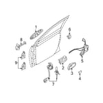 صورة Door Inside Handle Assembly, Right