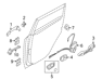 Door Inside Handle Assembly, Right - 826202K000WK