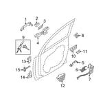 صورة Door Inside Handle Assembly, Right