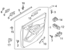 Interior Door Handle Assembly, Right - 826202W000SDH