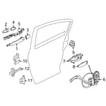 صورة يد باب خارجي خلفي يمين