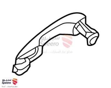 يد باب خارجي امامي يسار - 82651C5710