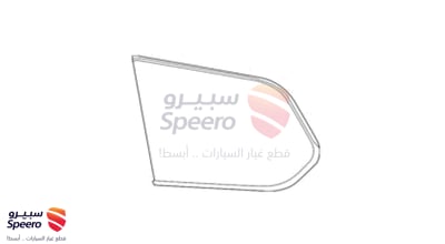 زجاج مثلث خلفي يمين