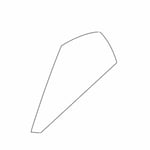 صورة زجاج مثلث خلفي يسار