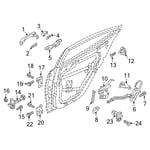 صورة Motor Assembly-Power Window Regulator Rear, RH