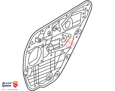 مكينة زجاج خلفي يسار - 834713V000