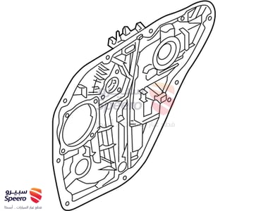 مكينة زجاج خلفي يمين - 83481C1000