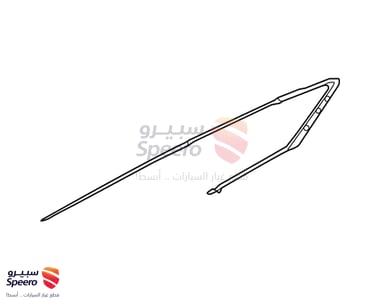MOULDING ASSY-RR DR FRAME,RH - 83860D9000