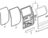 REGULATOR ASSY-REAR DOOR WINDOW,RH - 84043807