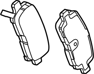 Brake pads R - 84144898