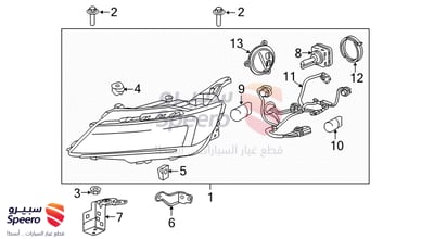 شمعة امامي يمين