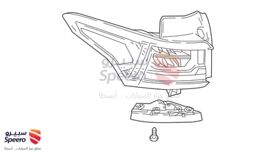 اسطب ركن خلفي يمين