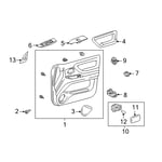 SWITCH ASSY, POWER WINDOW REGULATOR 8481060050