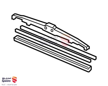 مساحة زجاج امامي يمين - 8521244032