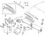 ARM, FR WIPER, LH - 8522135080