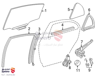 دينمو زجاج امامي يسار - 8571012310