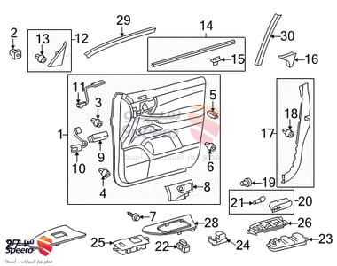 دينمو زجاج خلفي يسار - 8572060290