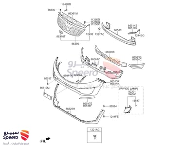 شبك امامي - 863503W000