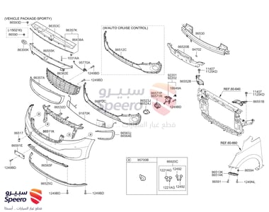 LIP-FRONT BUMPER - 86525A9000