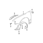 صورة Front Wheel Guard Assembly, Left