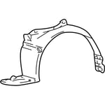 صورة Front Wheel Guard Assembly, Left