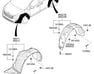 Fender Liner F,L - 86811A9000