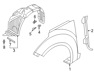 Front Wheel Guard Assembly, Right - 868122V300