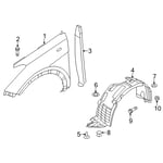 صورة Front Wheel Guard Assembly, Right