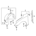 صورة Front Wheel Guard Assembly, Right