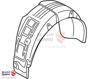 بطانه خلفي يسار - 86821C1500