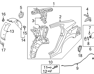 Rear Wheel Guard Assembly, Right - 868223X700