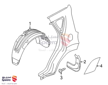 Guard Assembly-Rear Wheel - 86822B2000