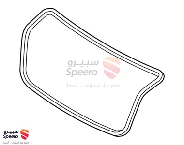Weatherstrip-Trunk Lid Opening - 87321B1000