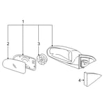 صورة Mirror Assembly-Outside Rear View, LH