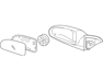 Mirror Assembly-Outside Rear View, LH - 876102H110