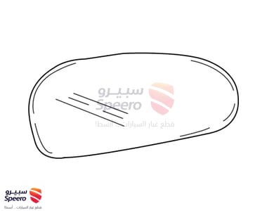 زجاج مراية جانبية يسار - 8761125730