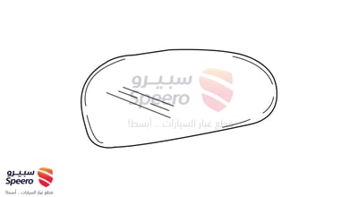 زجاج مراية جانبية يسار