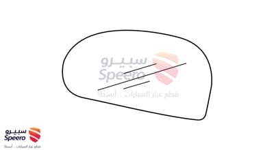 زجاج مراية جانبية يسار