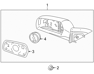Outside Rear View Mirror & Holder Assembly, Left - 876112G010