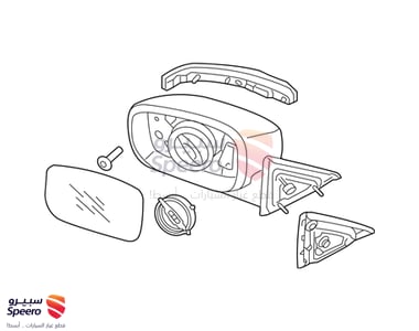 مراية جانبية يمين - 876203M560