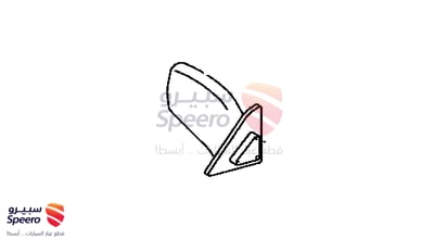 Side mirror glass R
