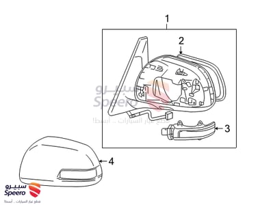غطاء مراية جانبية يمين - 8791528060B0