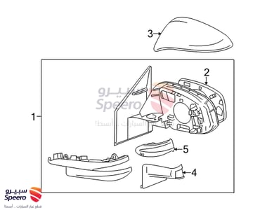 غطاء مراية جانبية يمين - 8791542160J0