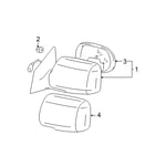 صورة غطاء مراية جانبية يمين